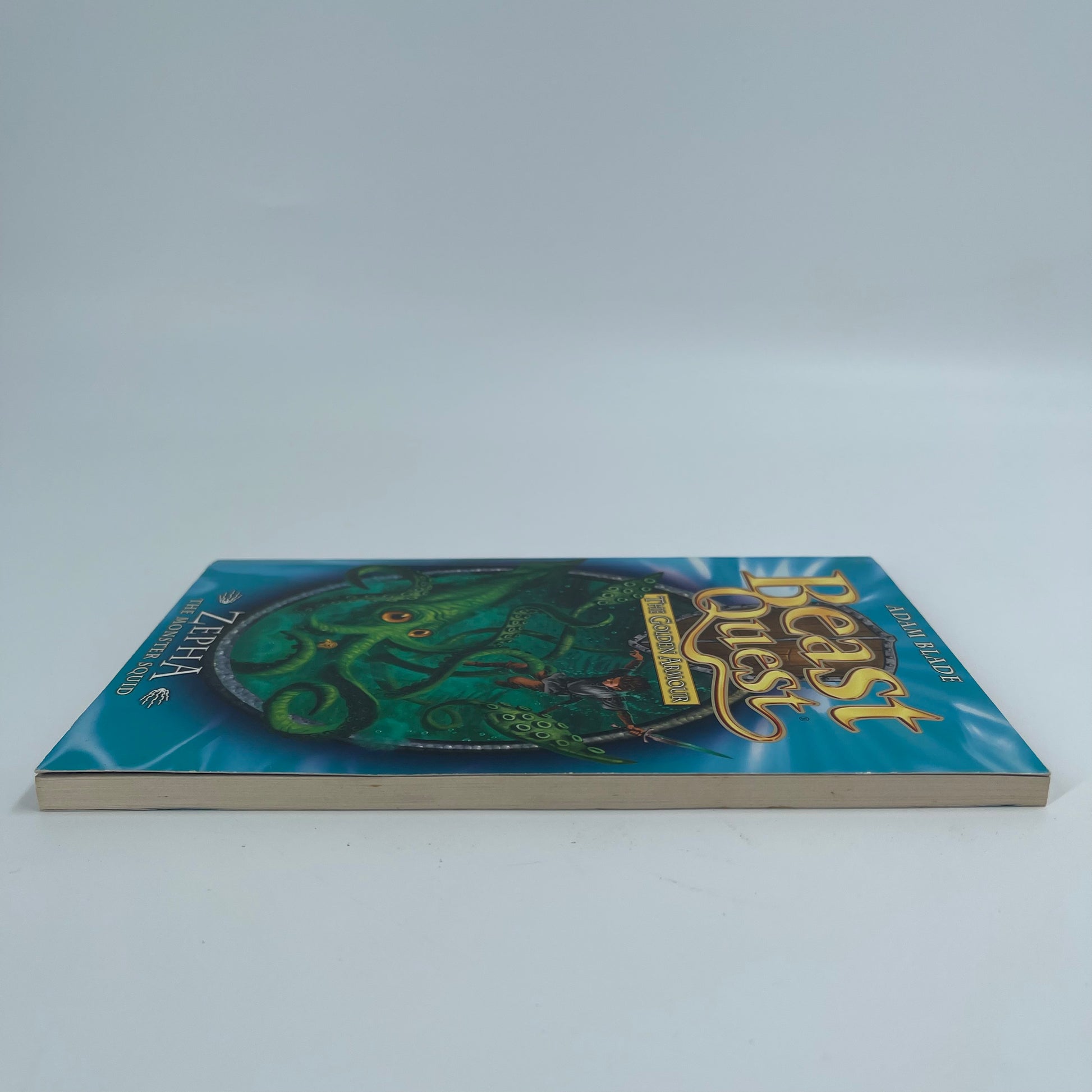 Zepha the Monster Squid - Adam Blade - Fore Edge