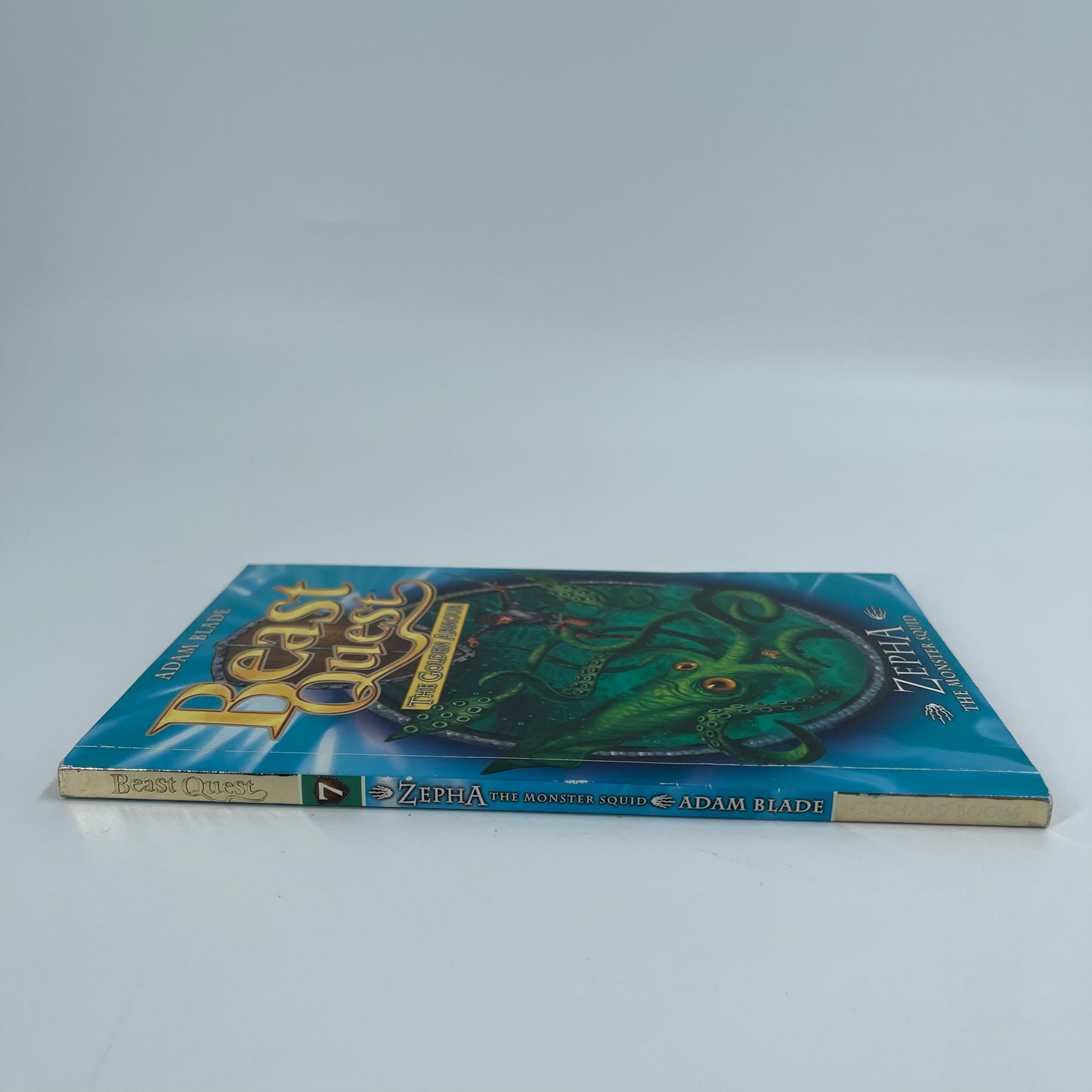 Zepha the Monster Squid - Adam Blade - Spine
