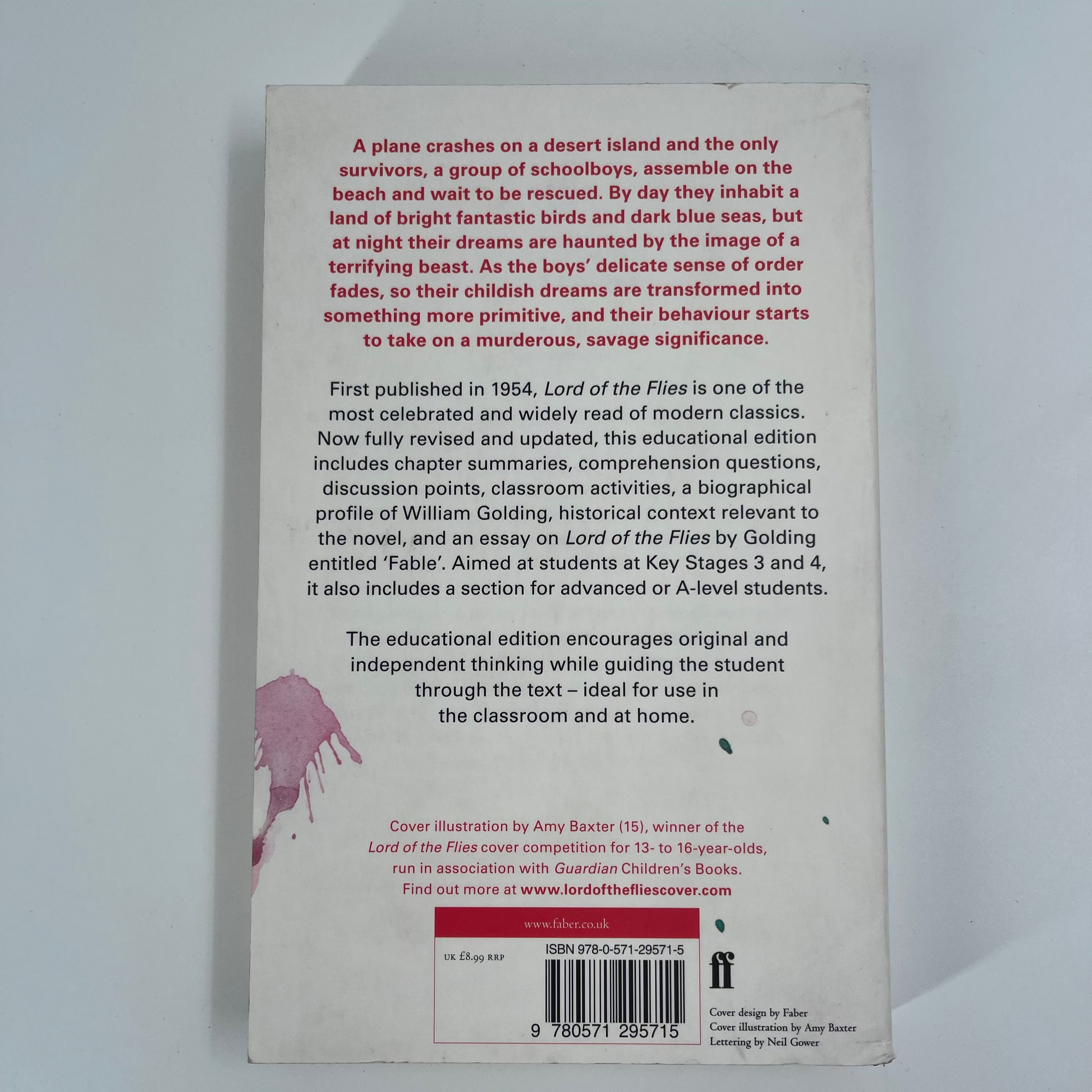 Lord of the Flies - William Golding - Back Cover