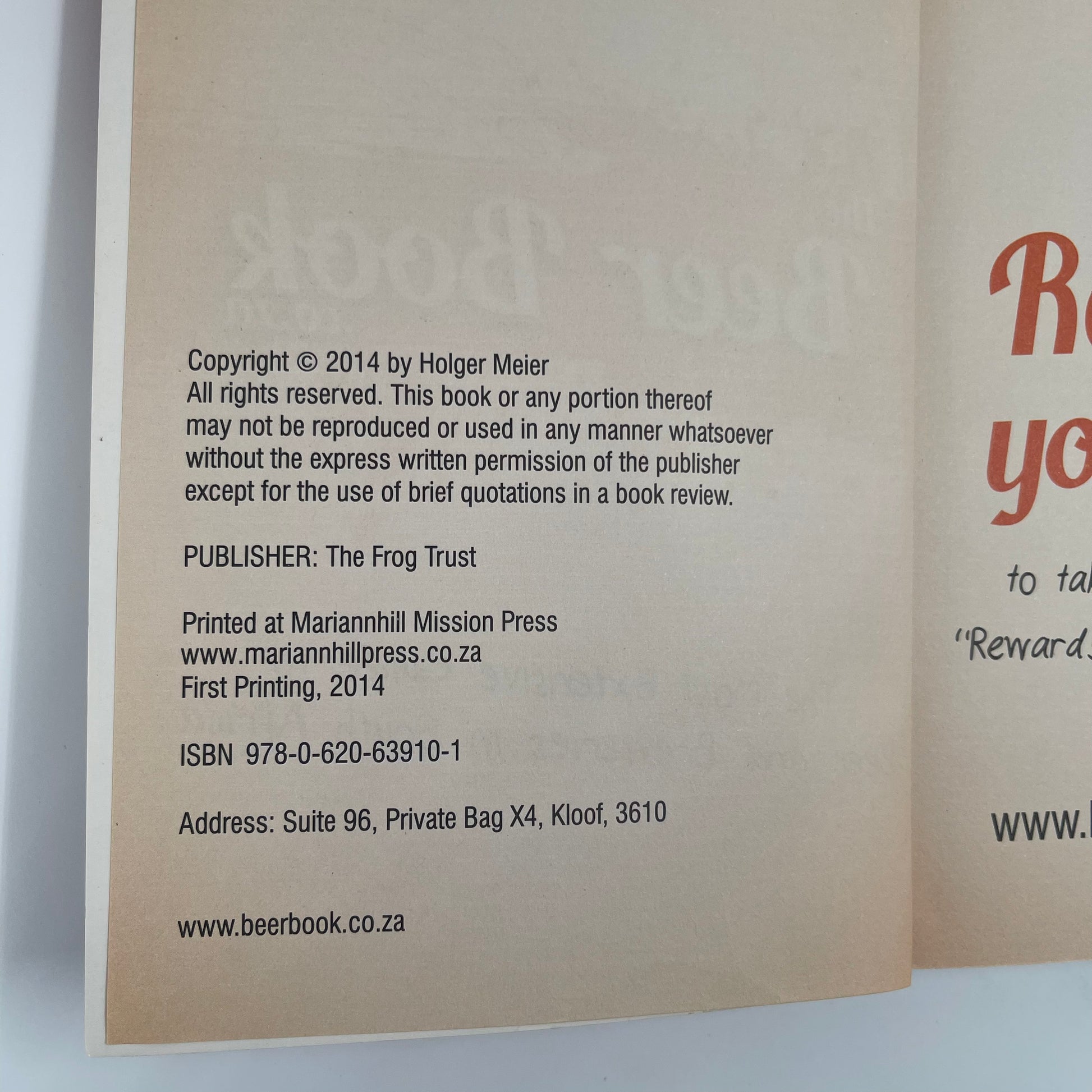 The Beer Book.co.za - Holger Meier - Condition Detail 3