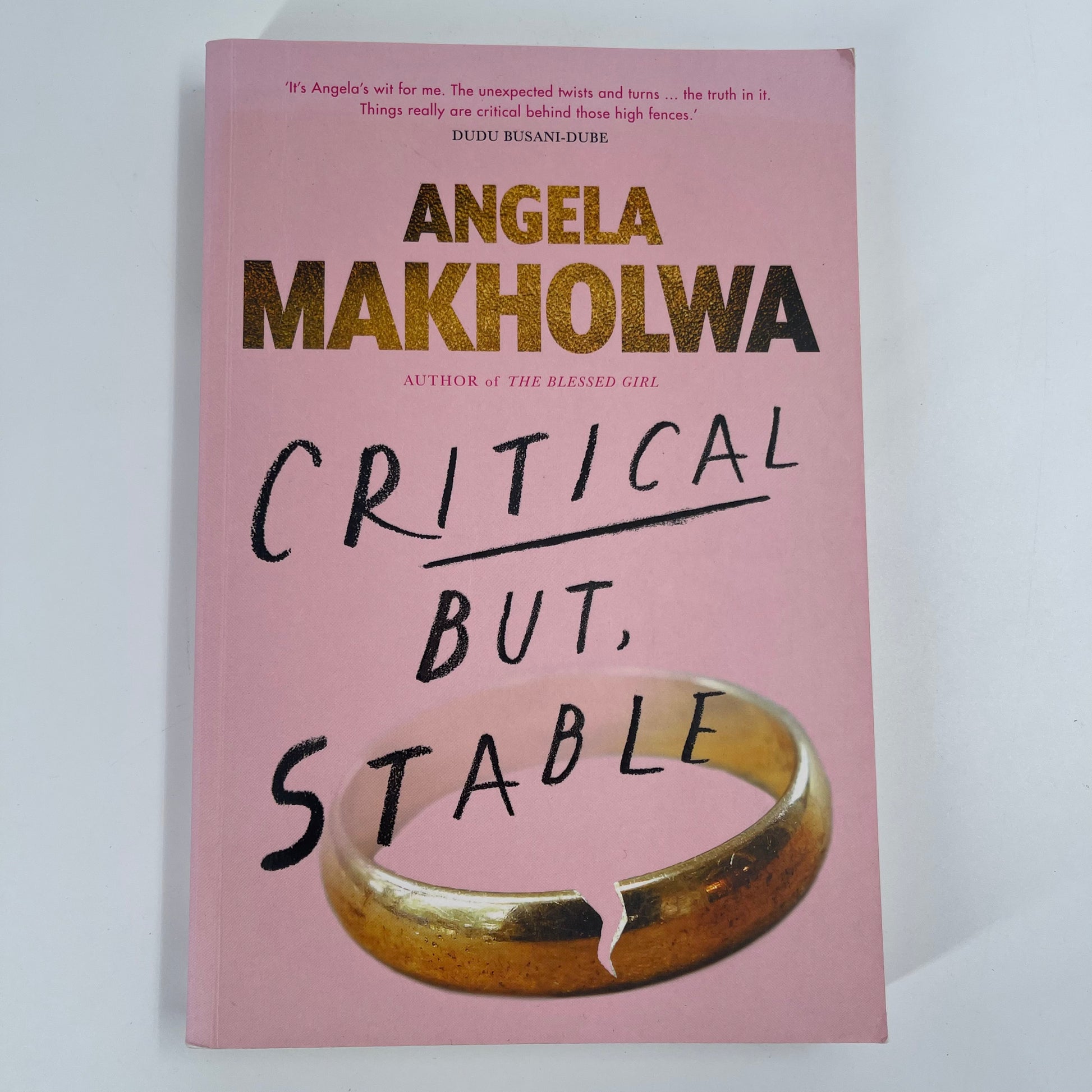 Critical But Stable - Angela Makholwa - Front Cover