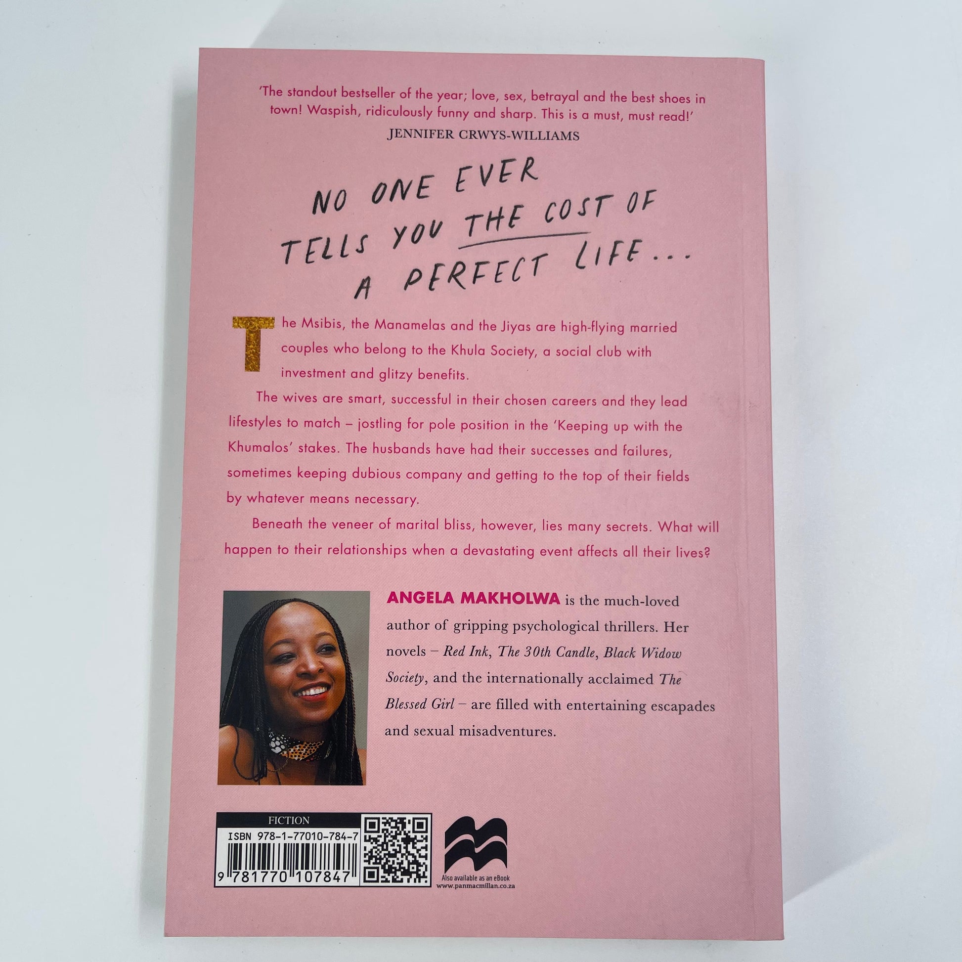 Critical But Stable - Angela Makholwa - Back Cover