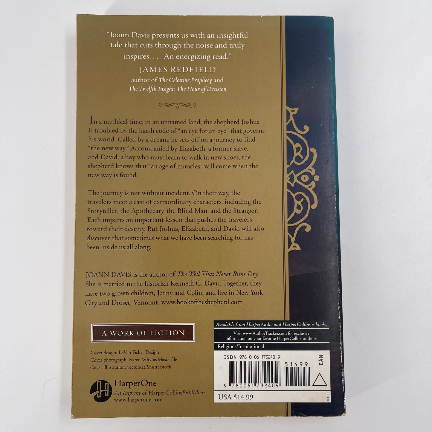 The Book of the Shepherd The Story of One Simple Prayer, and How It Changed the World - Joann Davis - Back Cover