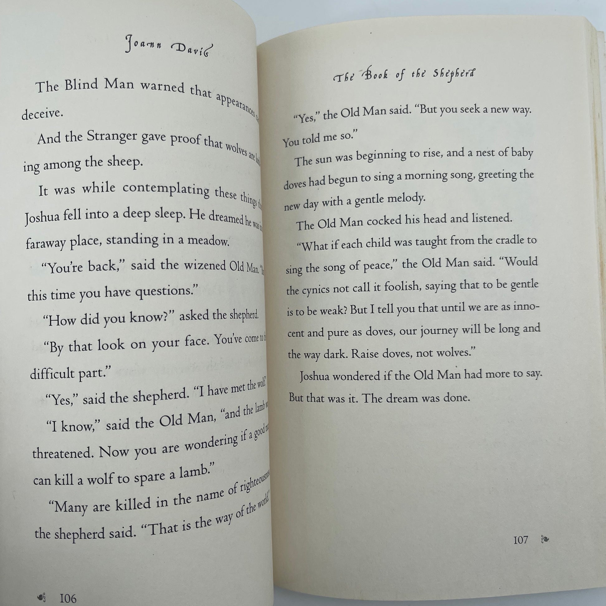 The Book of the Shepherd The Story of One Simple Prayer, and How It Changed the World - Joann Davis - Condition Detail 3