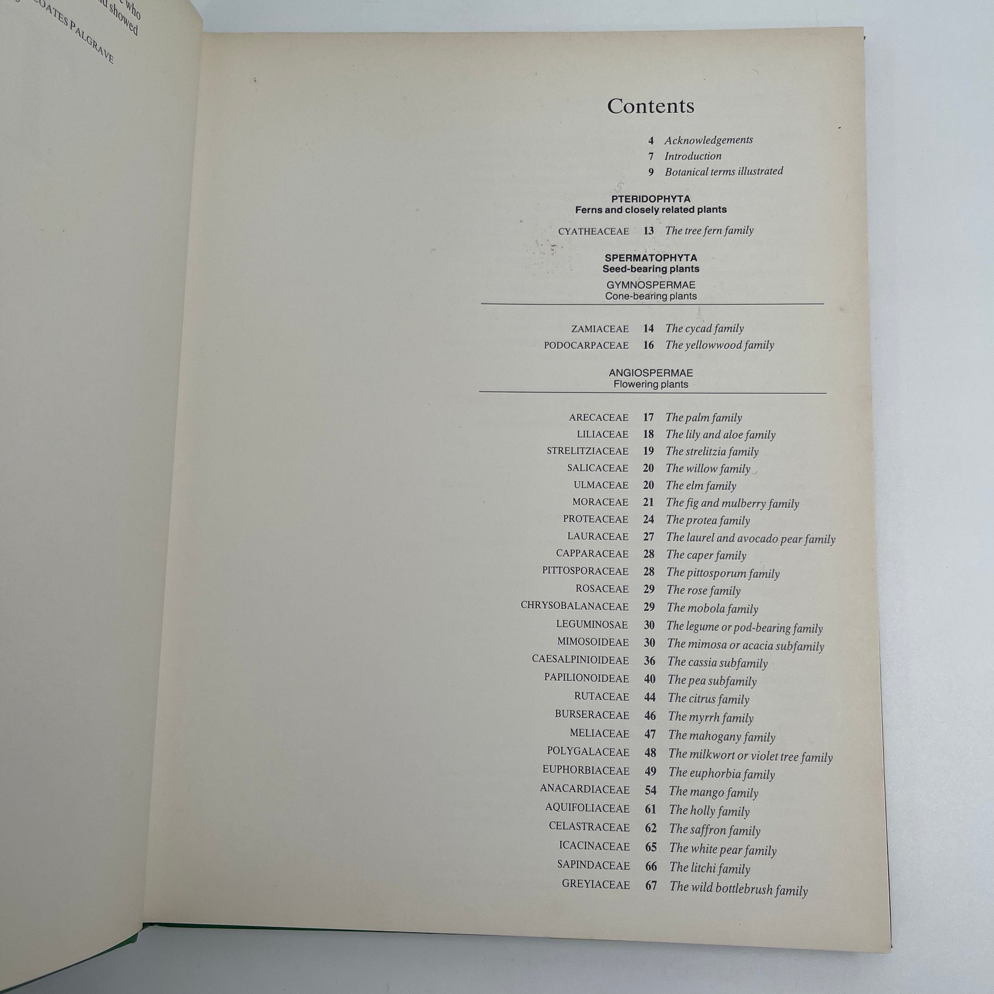 Everyone's guide to trees of South Africa - Coates Palgrave - Back Cover