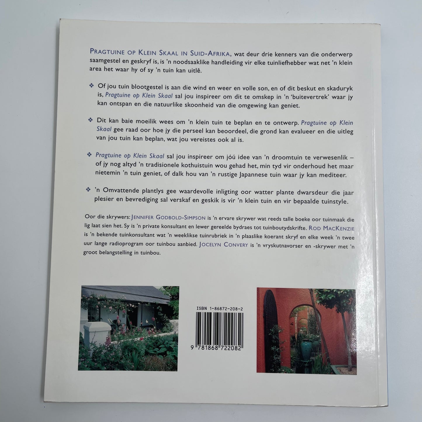 Pragtuine Op Klein Skaal - MacKenzie - Back Cover
