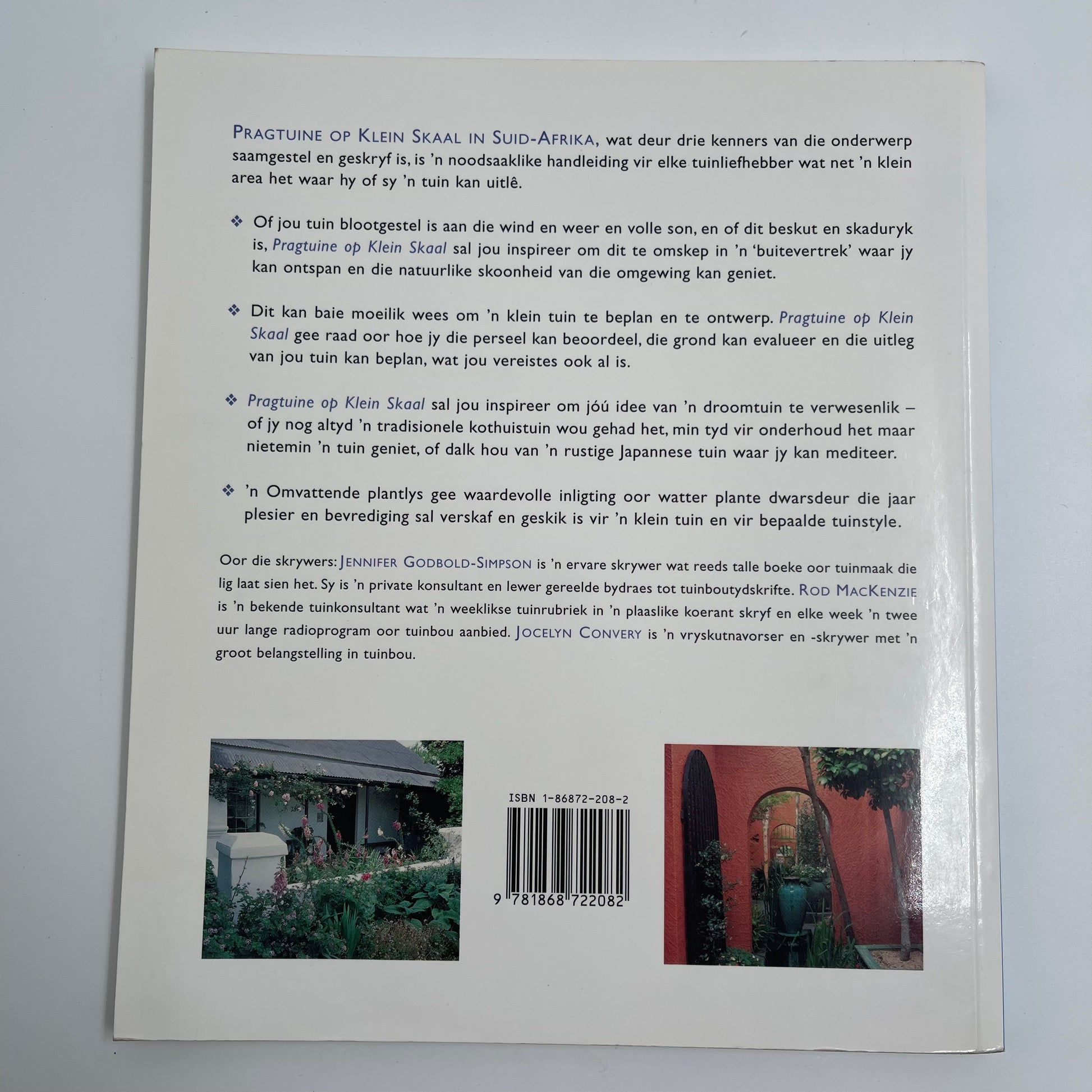 Pragtuine Op Klein Skaal - MacKenzie - Back Cover
