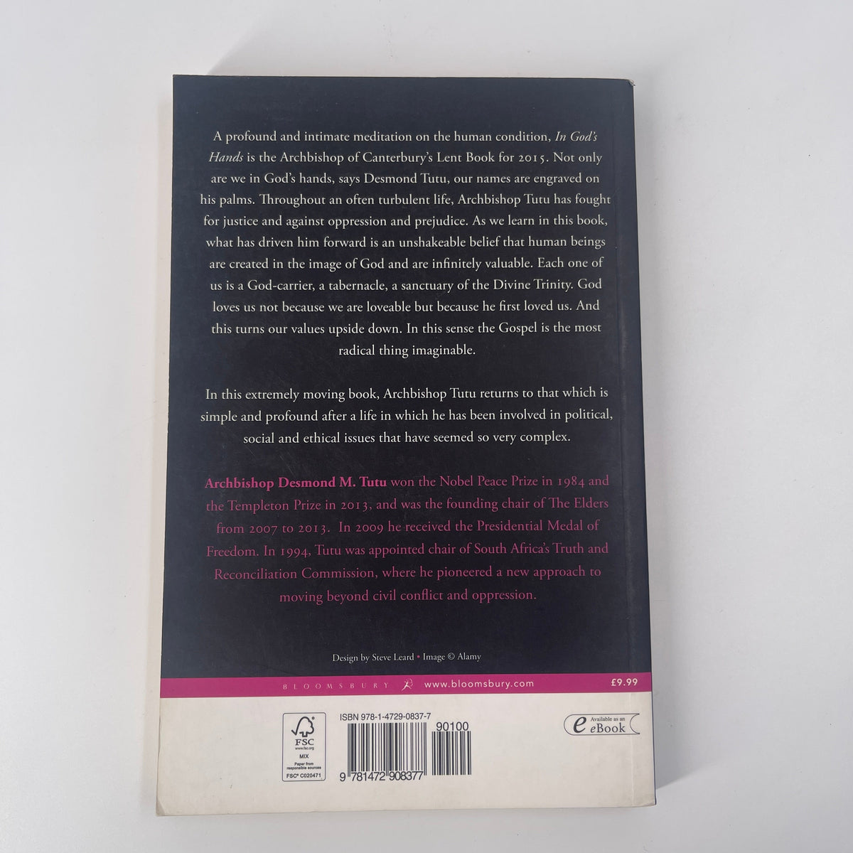 In God's hands - Desmond Tutu - Back Cover