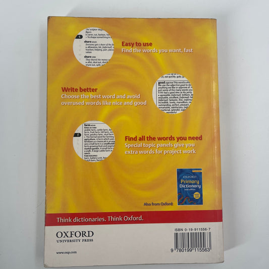 Oxford Primary Thesaurus New Edition - n/a - Bottom Edge