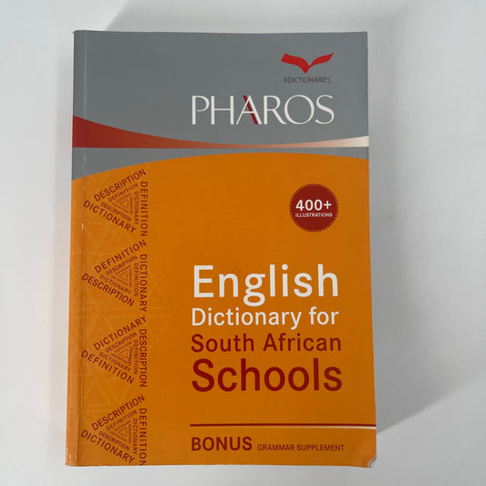 Pharos's English Dictionary for South African Schools - Unknown Author - Front Cover