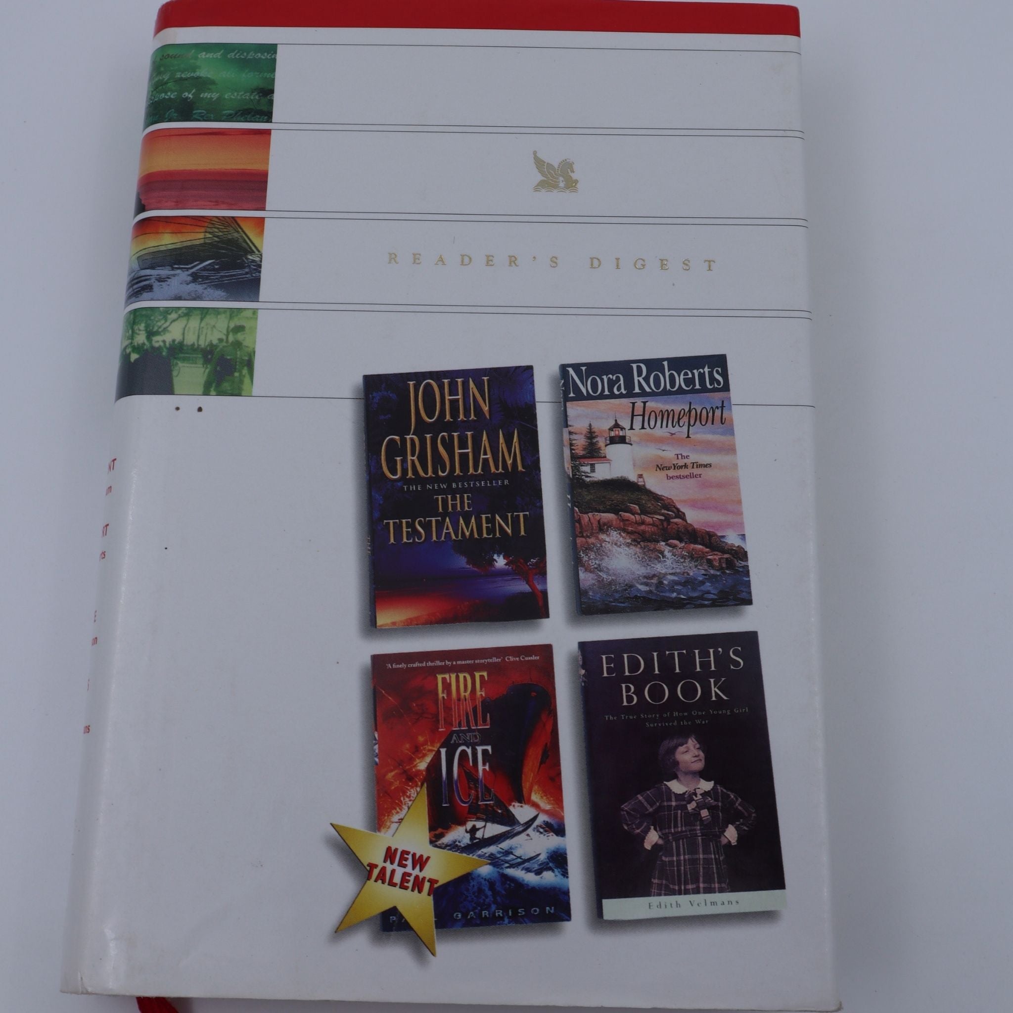 Reader's Digest Book Collection (The Testament, Homeport, Fire and Ice, Edith’s Book)