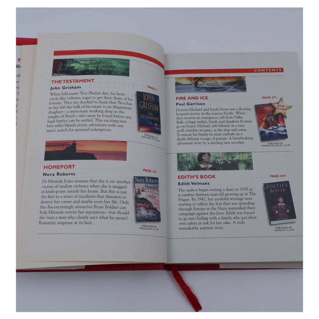 Reader's Digest Book Collection (The Testament, Homeport, Fire and Ice, Edith’s Book)