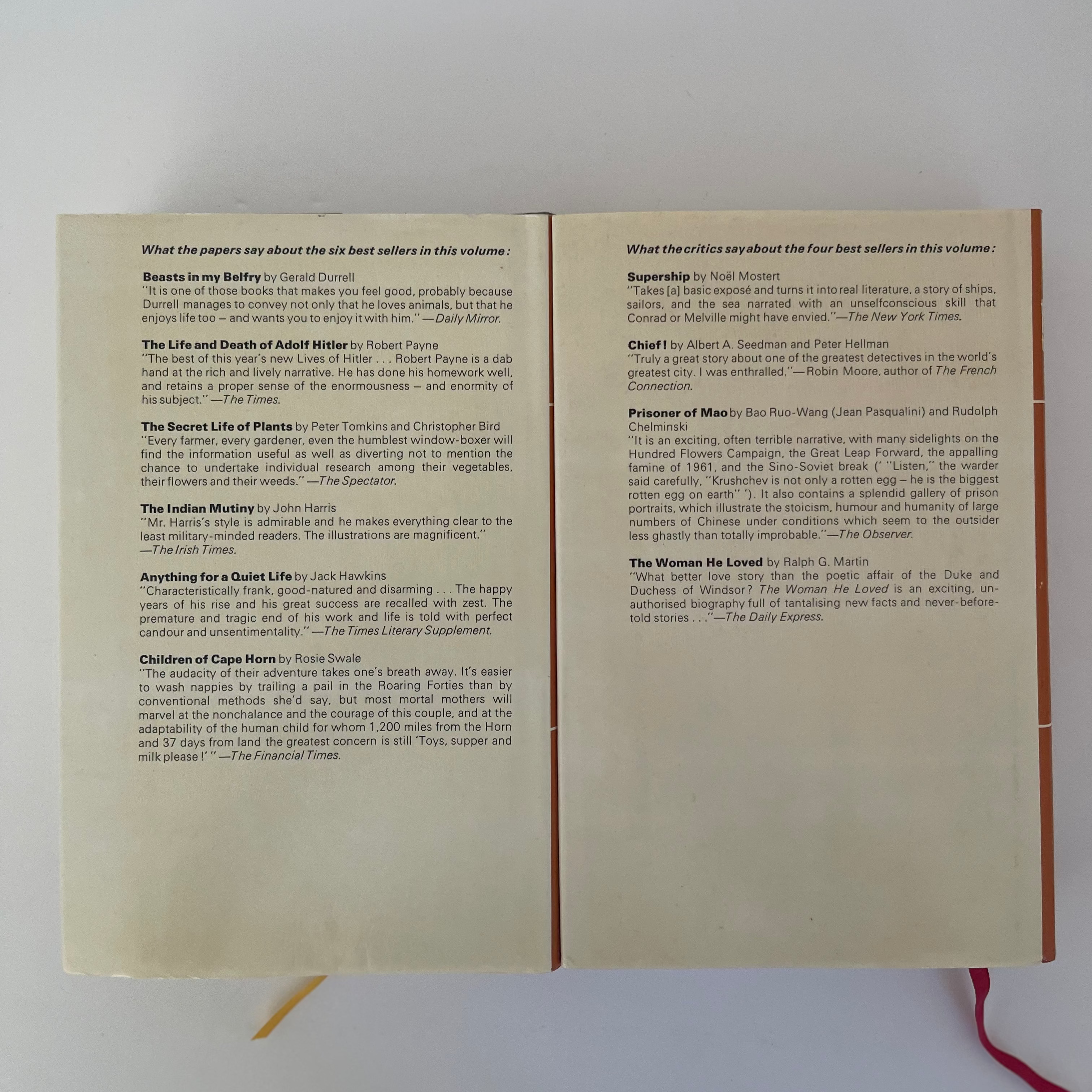 Reader’s Digest: Today’s Best-Selling True Stories – Volume 1 & Volume 2