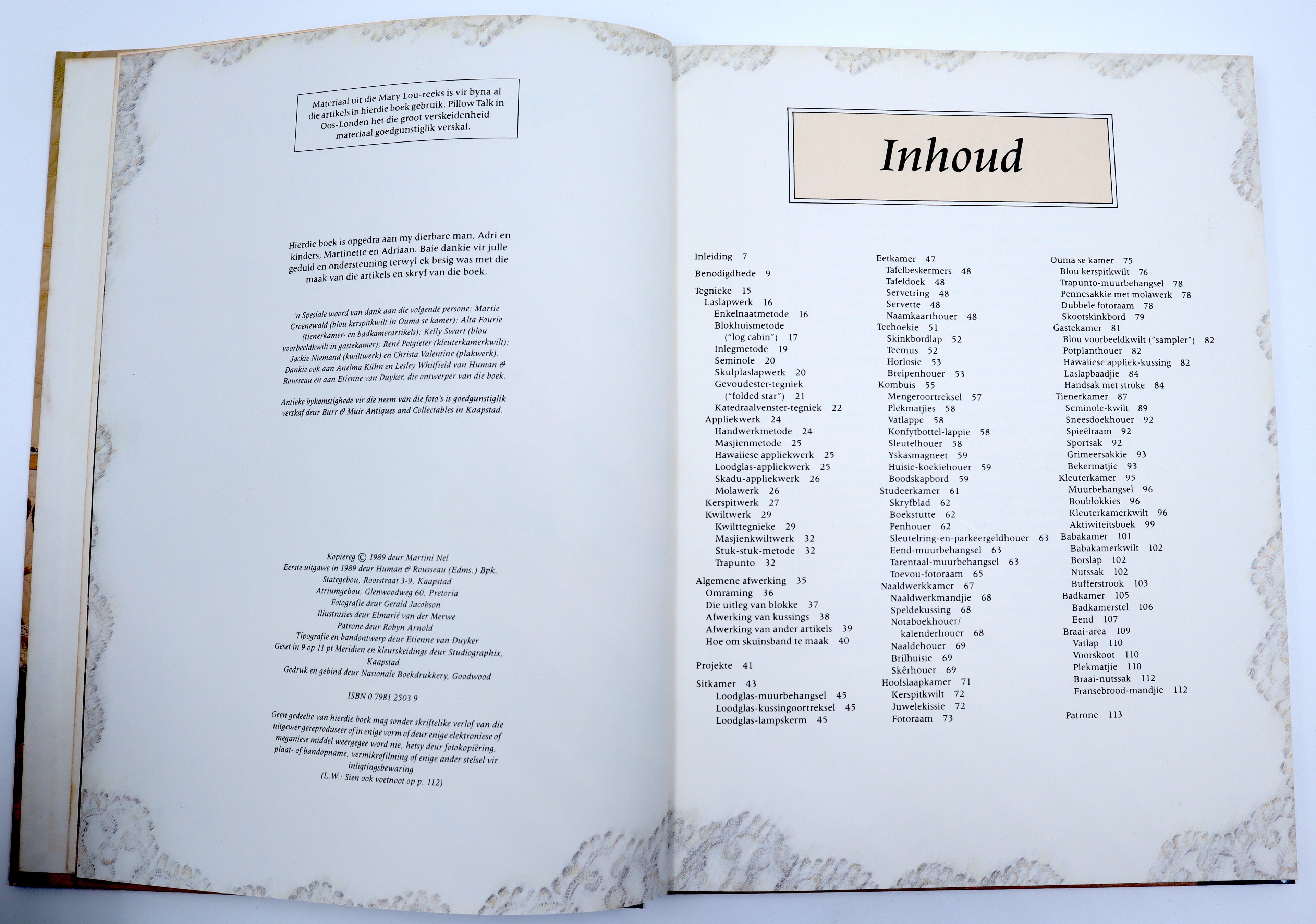 Skeppende naaldwerk vir binneversiering - Martini Nel