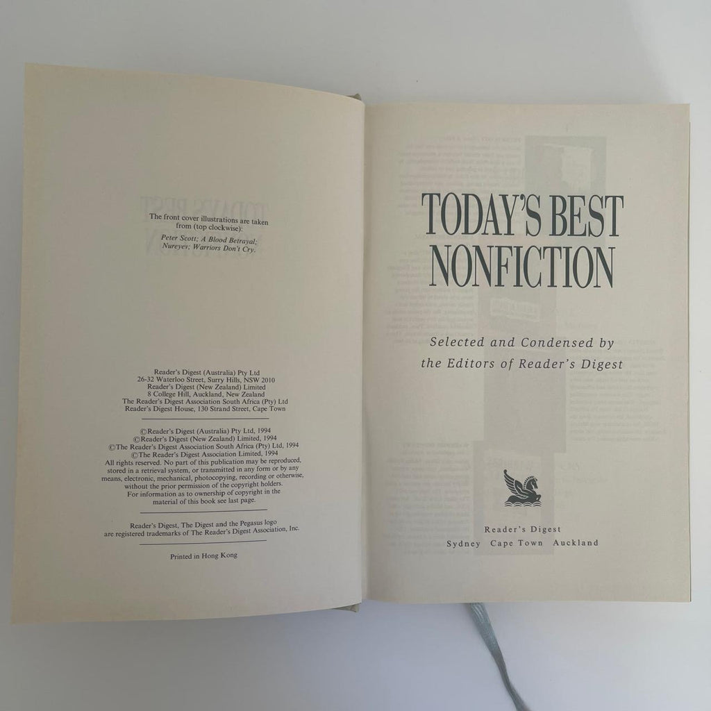 Reader's Digest : Today’s Best Nonfiction