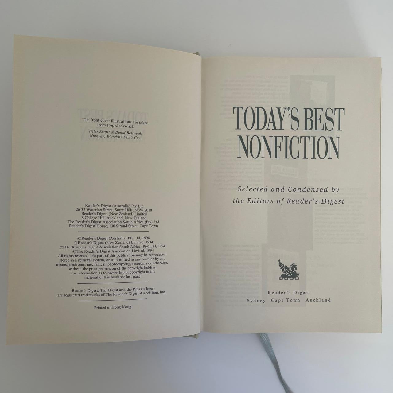 Reader's Digest : Today’s Best Nonfiction