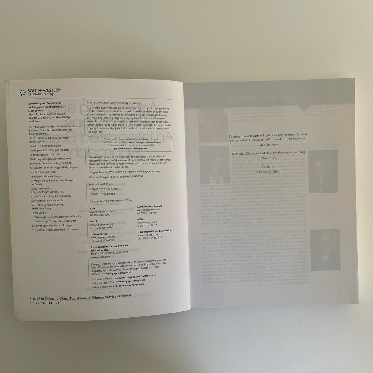 Advertising and Promotions: An Integrated Brand Approach (6th Edition) - Richard J. Semenik, Chris Allen, Thomas O’Guinn & Hans Rüdiger Kaufmann