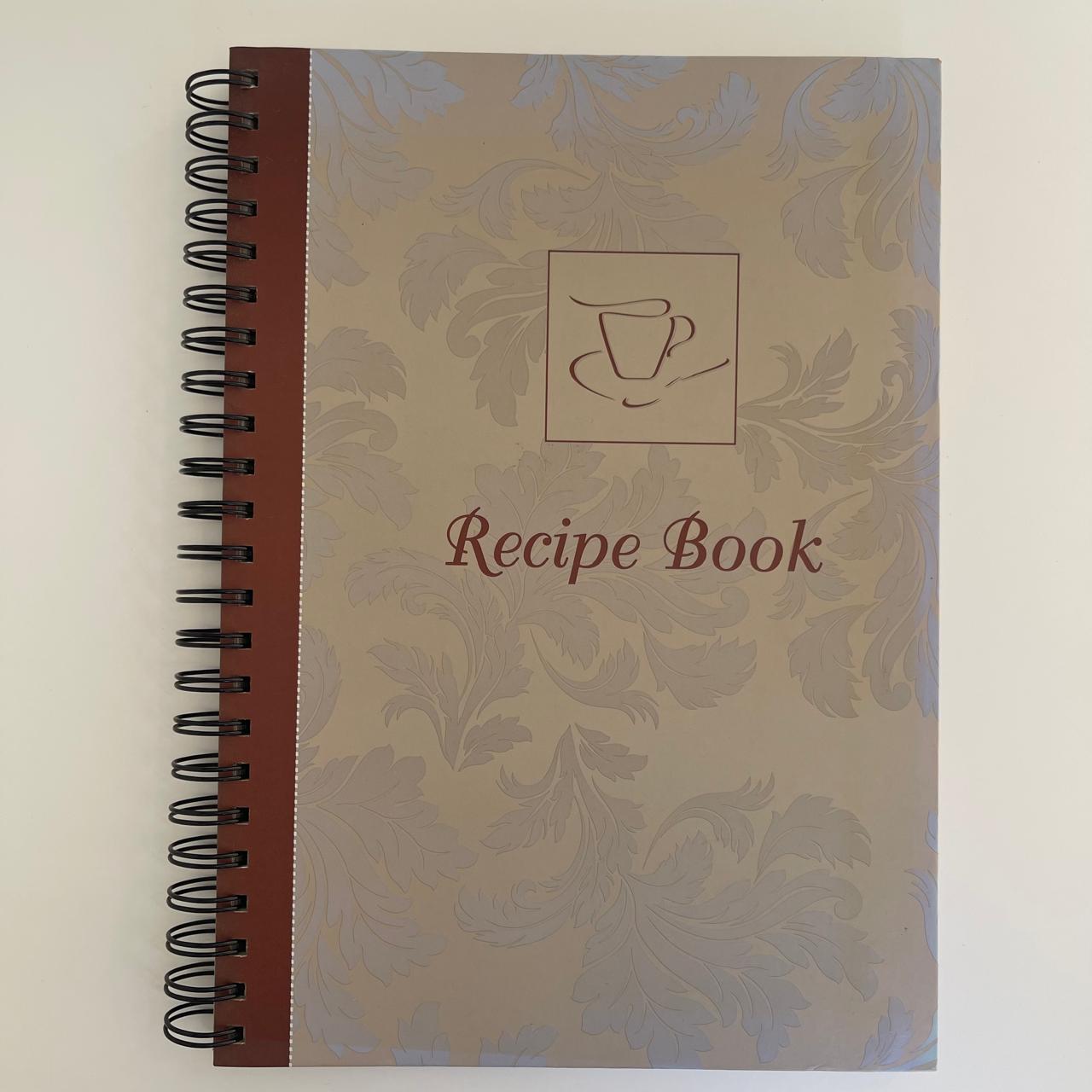 Blank Vintage Recipe Book (Spiral-Bound)