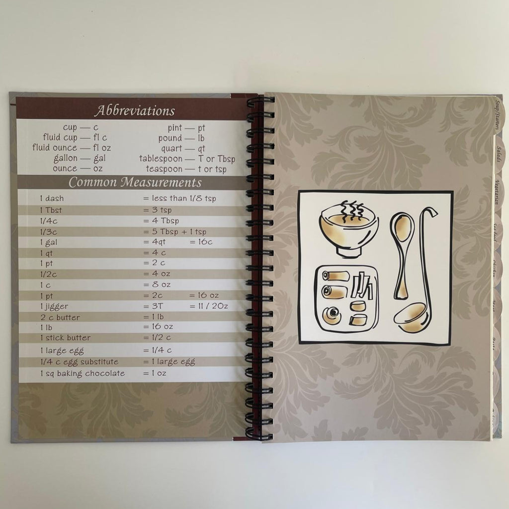 Blank Vintage Recipe Book (Spiral-Bound)