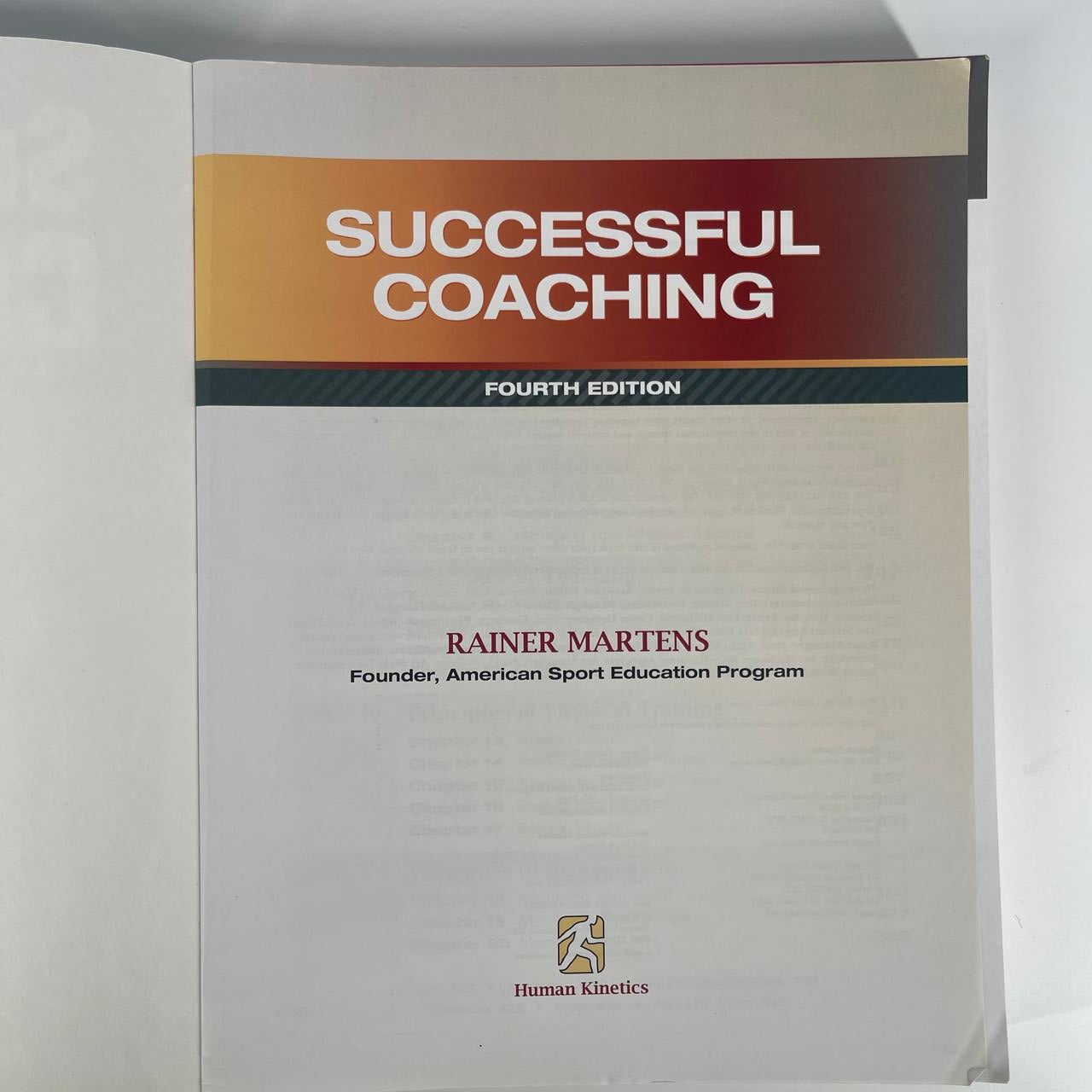 Successful Coaching (Fourth Edition) - Rainer Martens