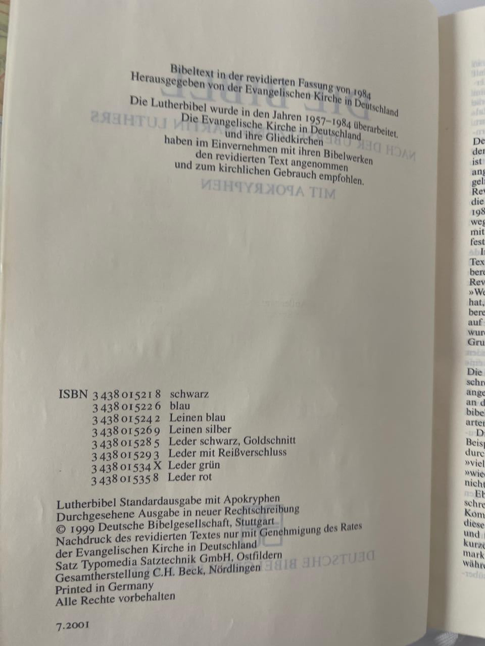 Die Bibel – Luther-Übersetzung (German)