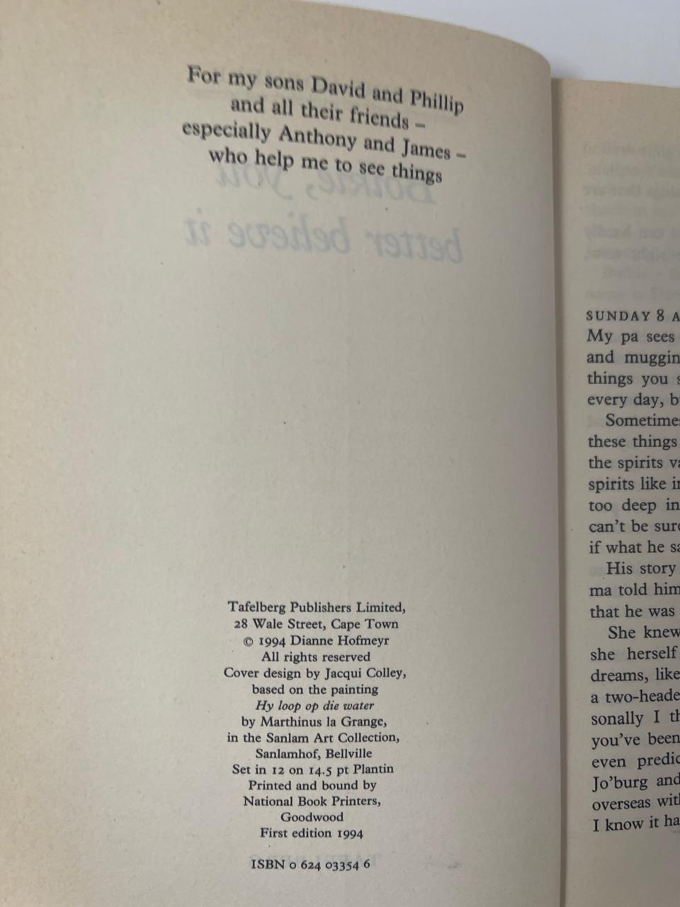 Boikie, You Better Believe It — Diane Hofmeyr