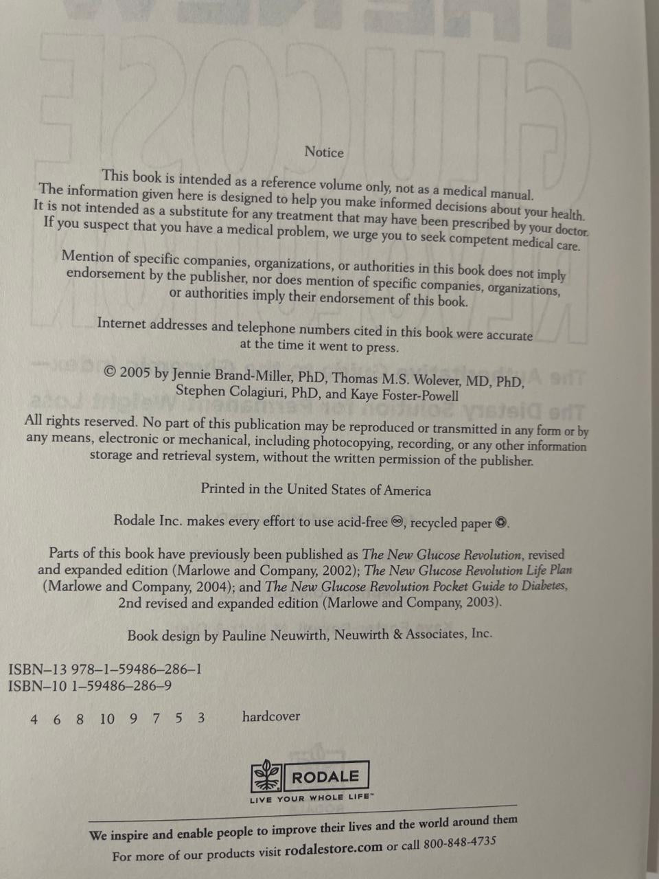 The New Glucose Revolution