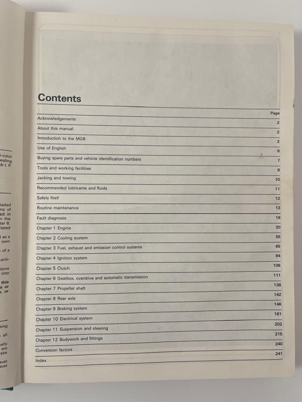 MGB 1962–1980 Roadster & GT Coupe 1798 cc Owners Workshop Manual