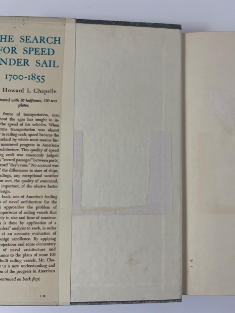 The Search for Speed Under Sail: 1700-1855 - Howard I. Chapelle