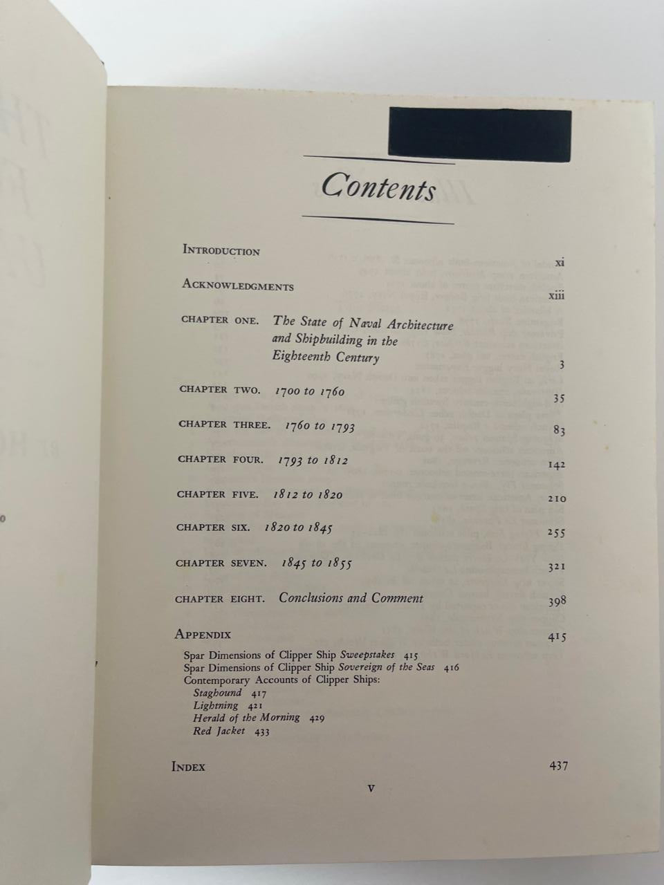 The Search for Speed Under Sail: 1700-1855 - Howard I. Chapelle