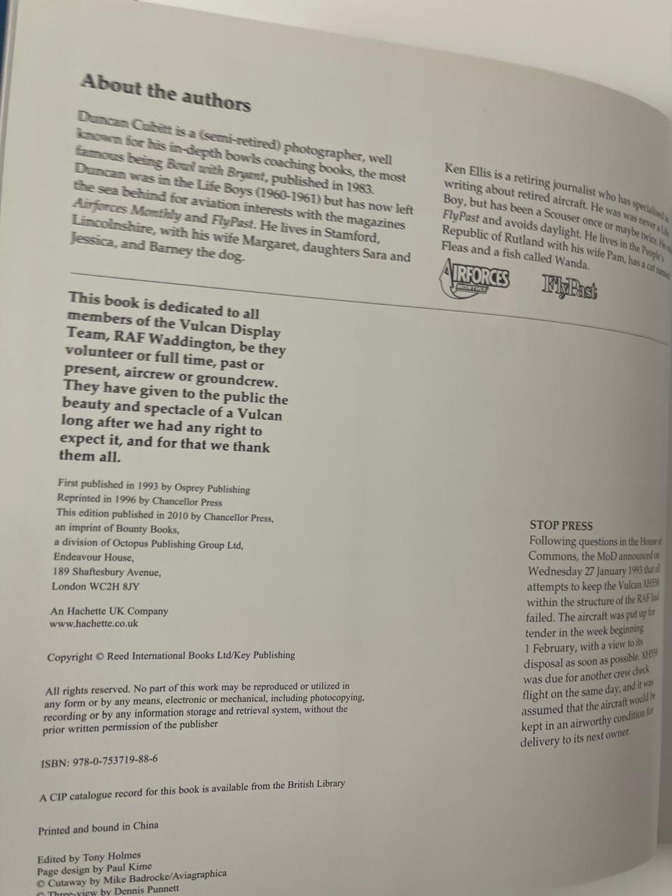 Vulcan: Last of the V-Bombers - Duncan Cubitt with Ken Ellis