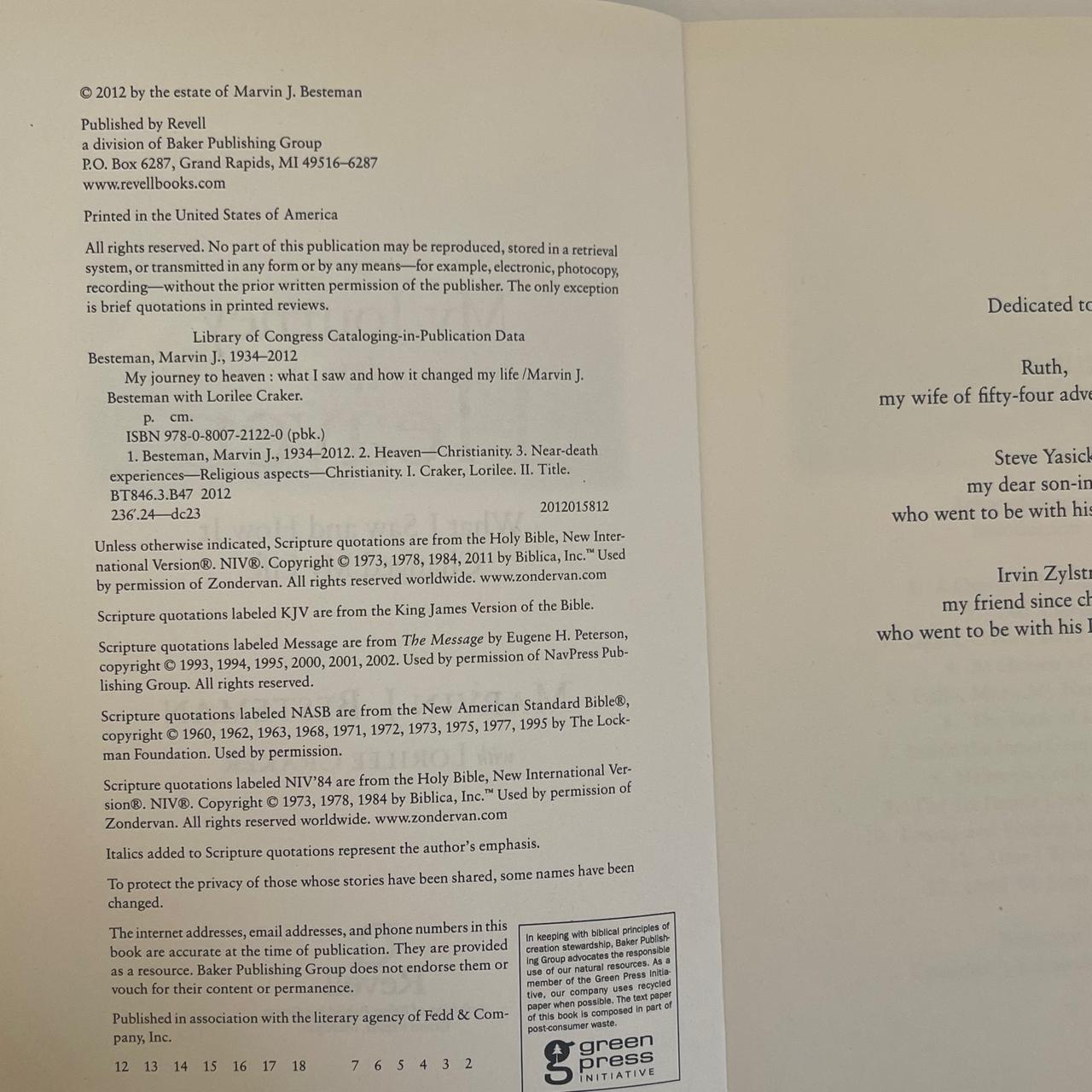 My Journey to Heaven - Marvin J. Besteman