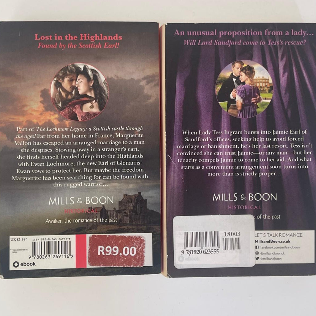 Mills & Boon Historical Bundle (2 books)