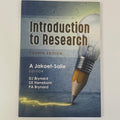 Introduction to Research (Fourth Edition) - A. Jakoet-Salie