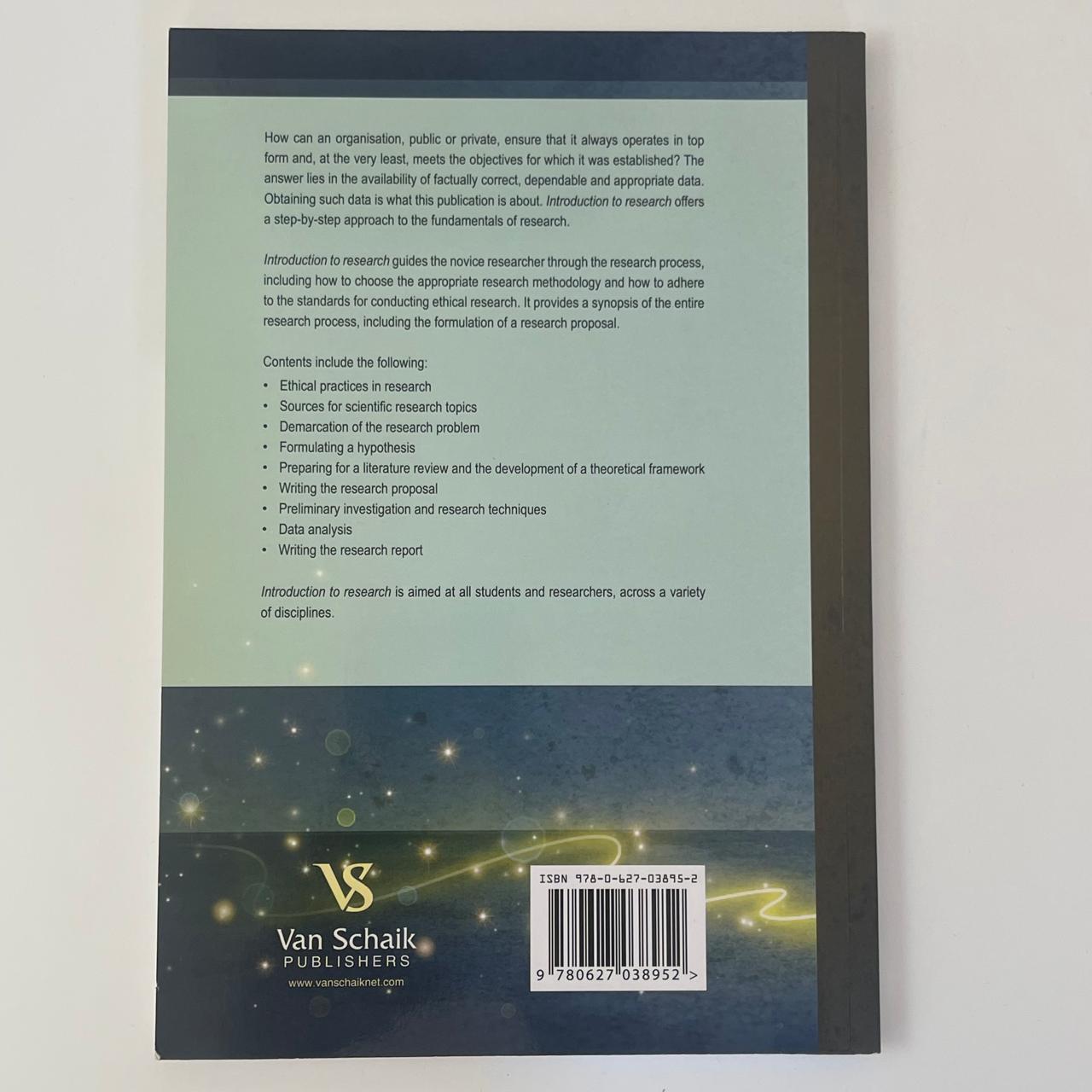 Introduction to Research (Fourth Edition) - A. Jakoet-Salie