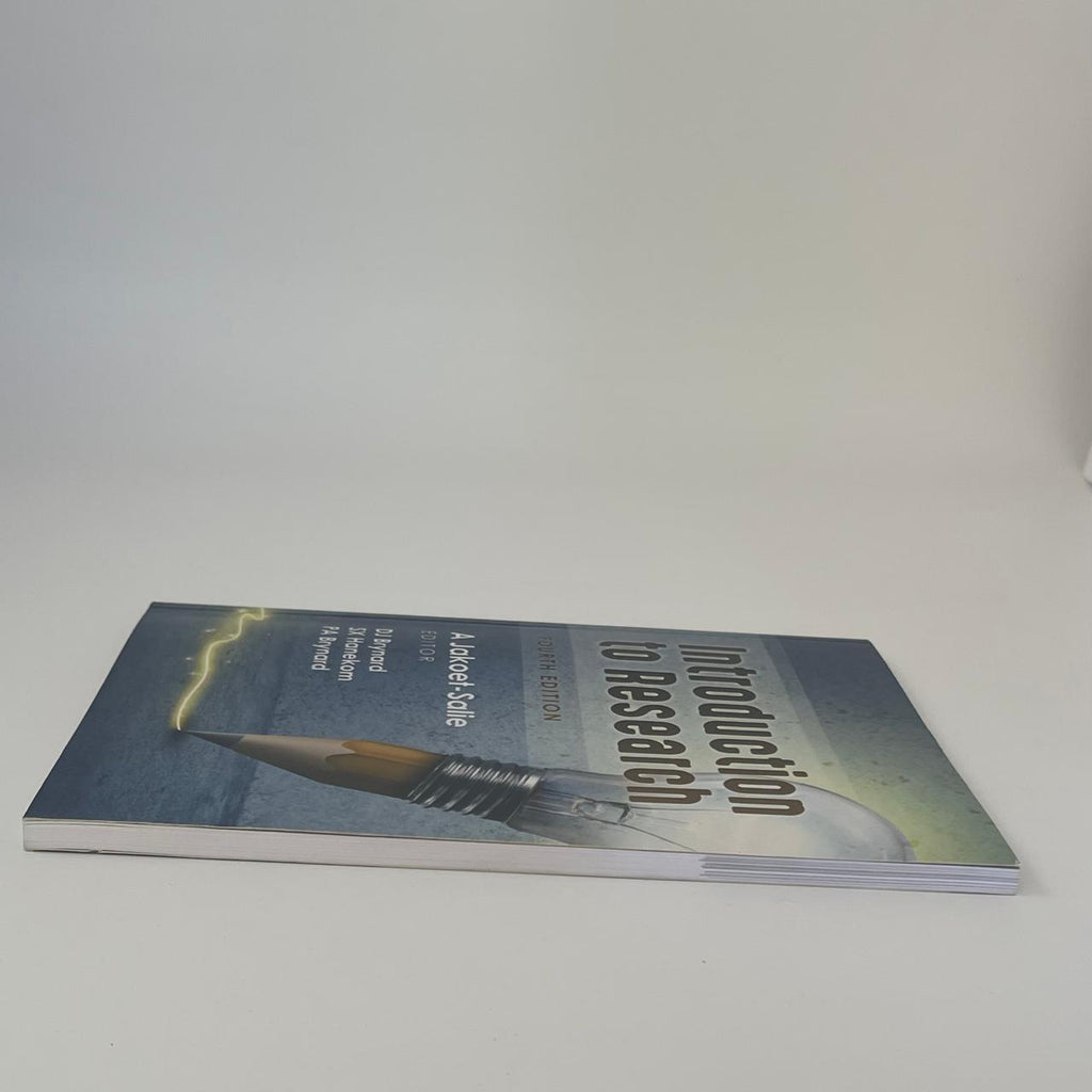 Introduction to Research (Fourth Edition) - A. Jakoet-Salie