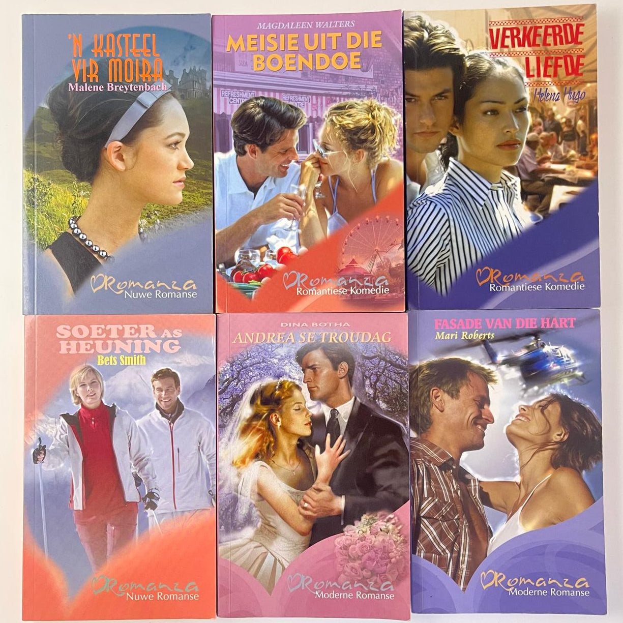 Romanza Drome & Hartklop – 6 Boek Liefdesbundel