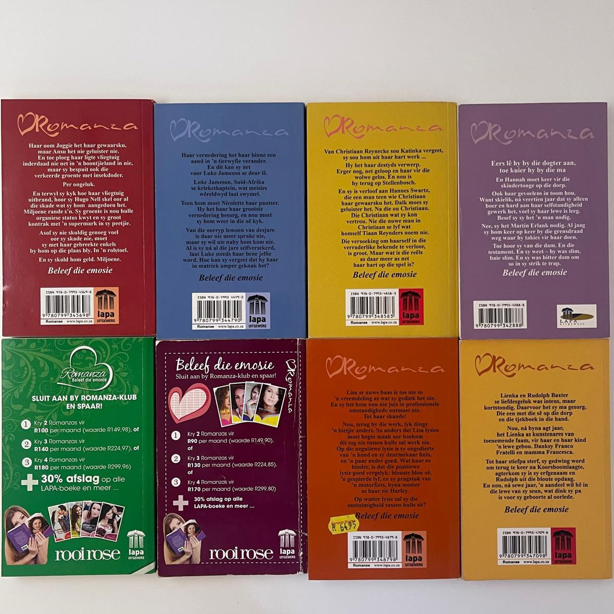 Romanza Liefdesvlamme – 8 Hartroerende Afrikaanse Verhale in Een Stel