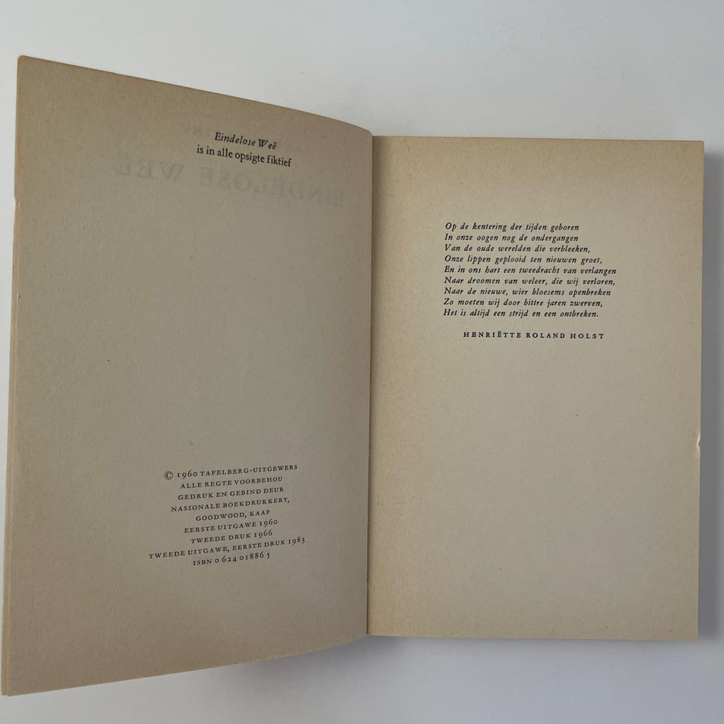 Eindelose Wee - André P. Brink