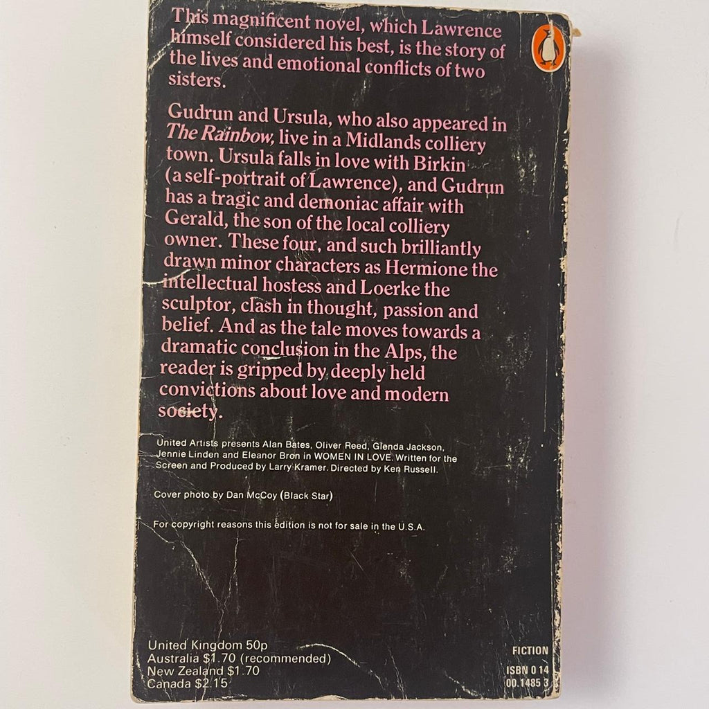 Women in Love - D. H. Lawrence