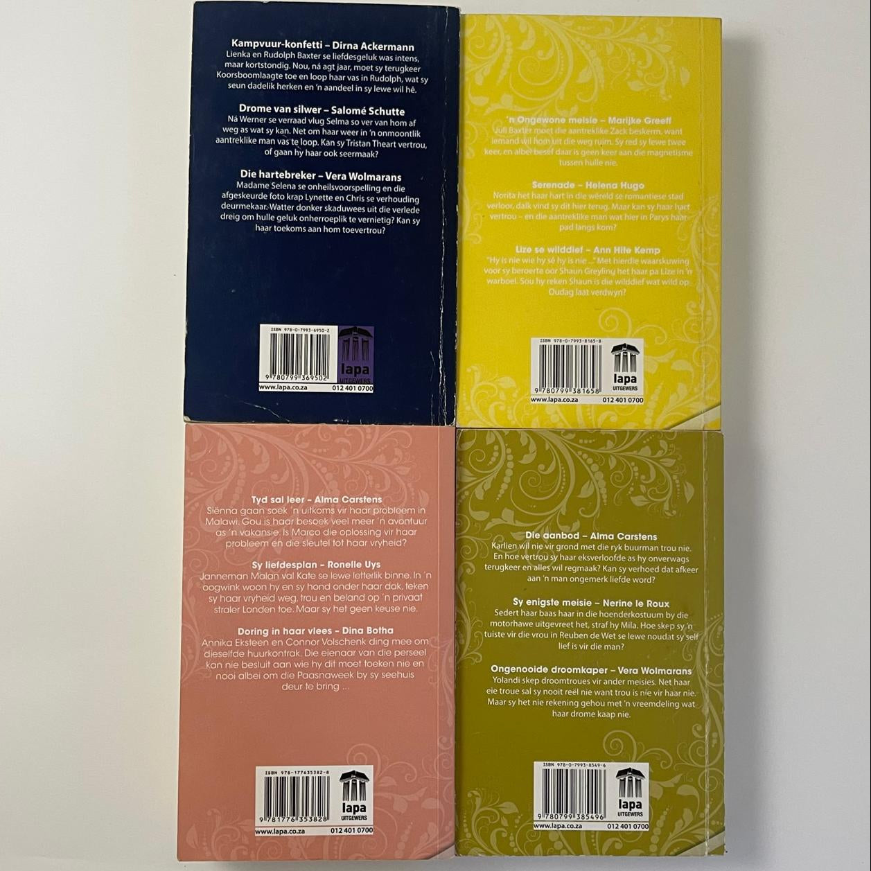 Romanza Omnibus Versameling – 4 Boeke, 12 Verhale