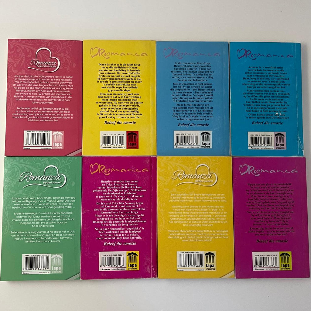 Romanza Lente & Liefde – 8 Boek Versamelstel