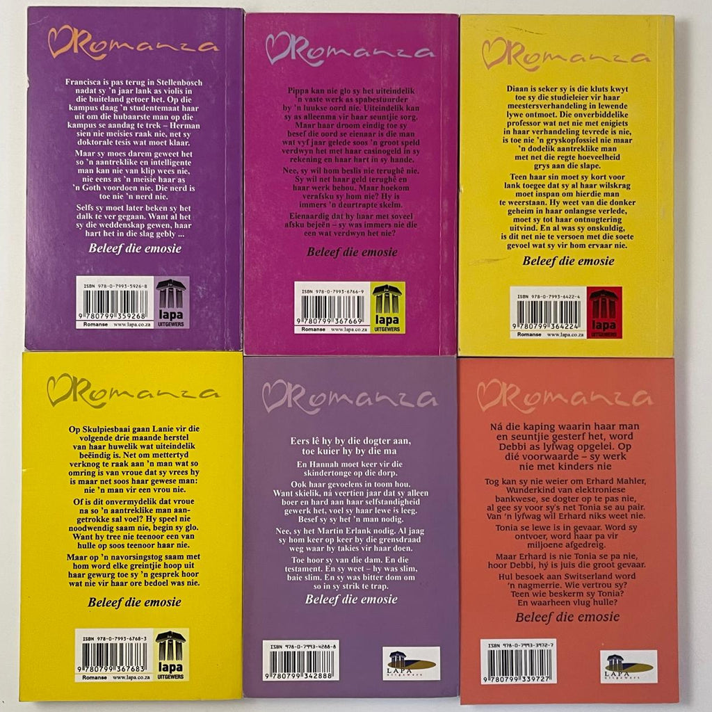 Romanza Liefdesversameling – 6 Boek Bundel