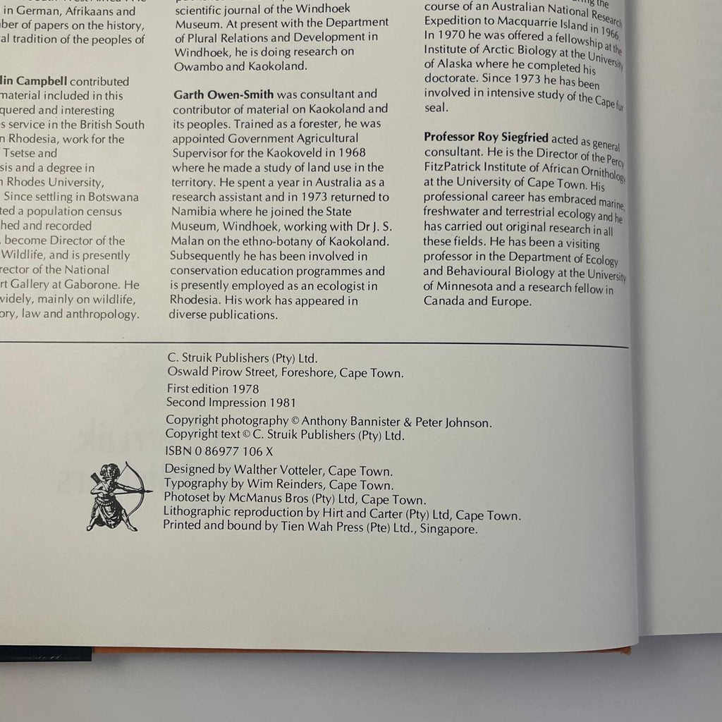 Africa’s Harsh Paradise: Namibia - Anthony Bannister & Peter Johnson