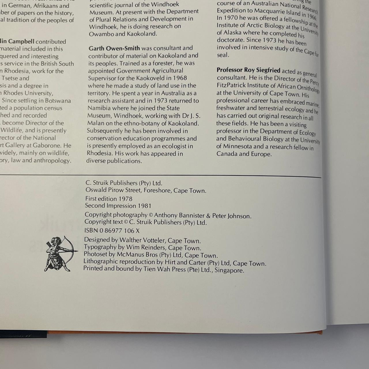 Africa’s Harsh Paradise: Namibia - Anthony Bannister & Peter Johnson