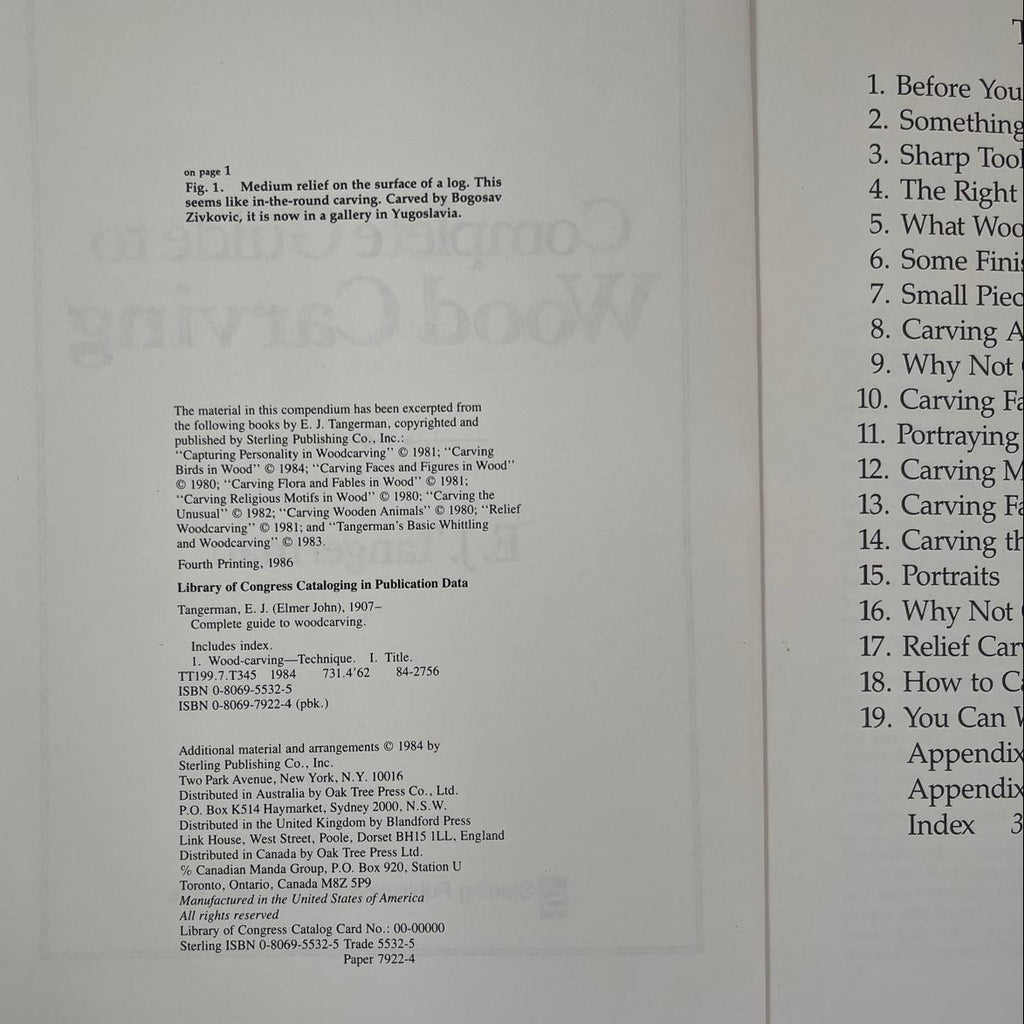 Complete Guide to Wood Carving - E. J. Tangerman