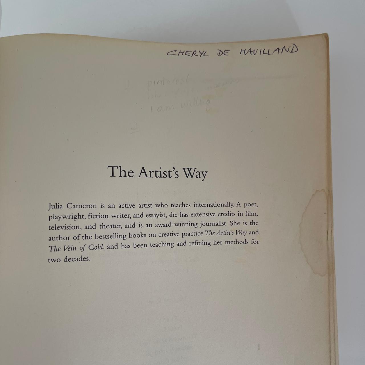 The Artist’s Way - Julia Cameron