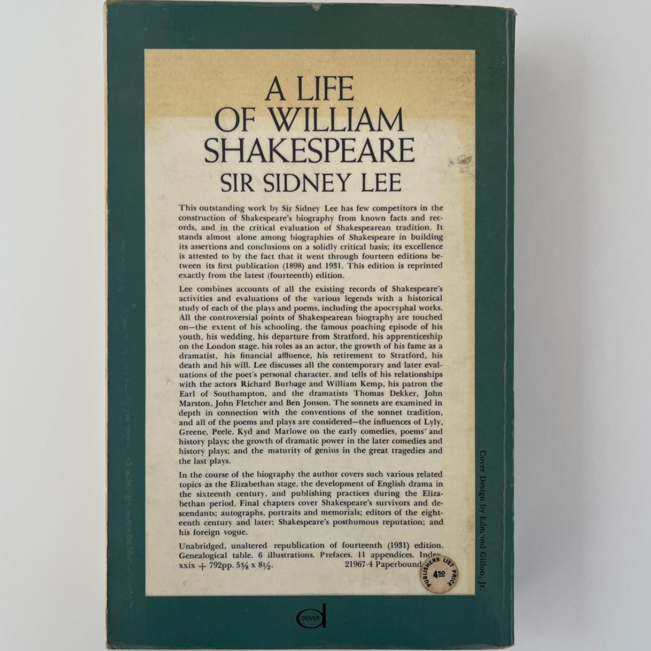 A Life of William Shakespeare - Sidney Lee