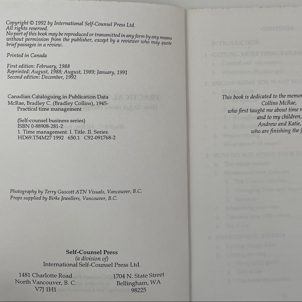 Practical Time Management - Bradley C. McRae