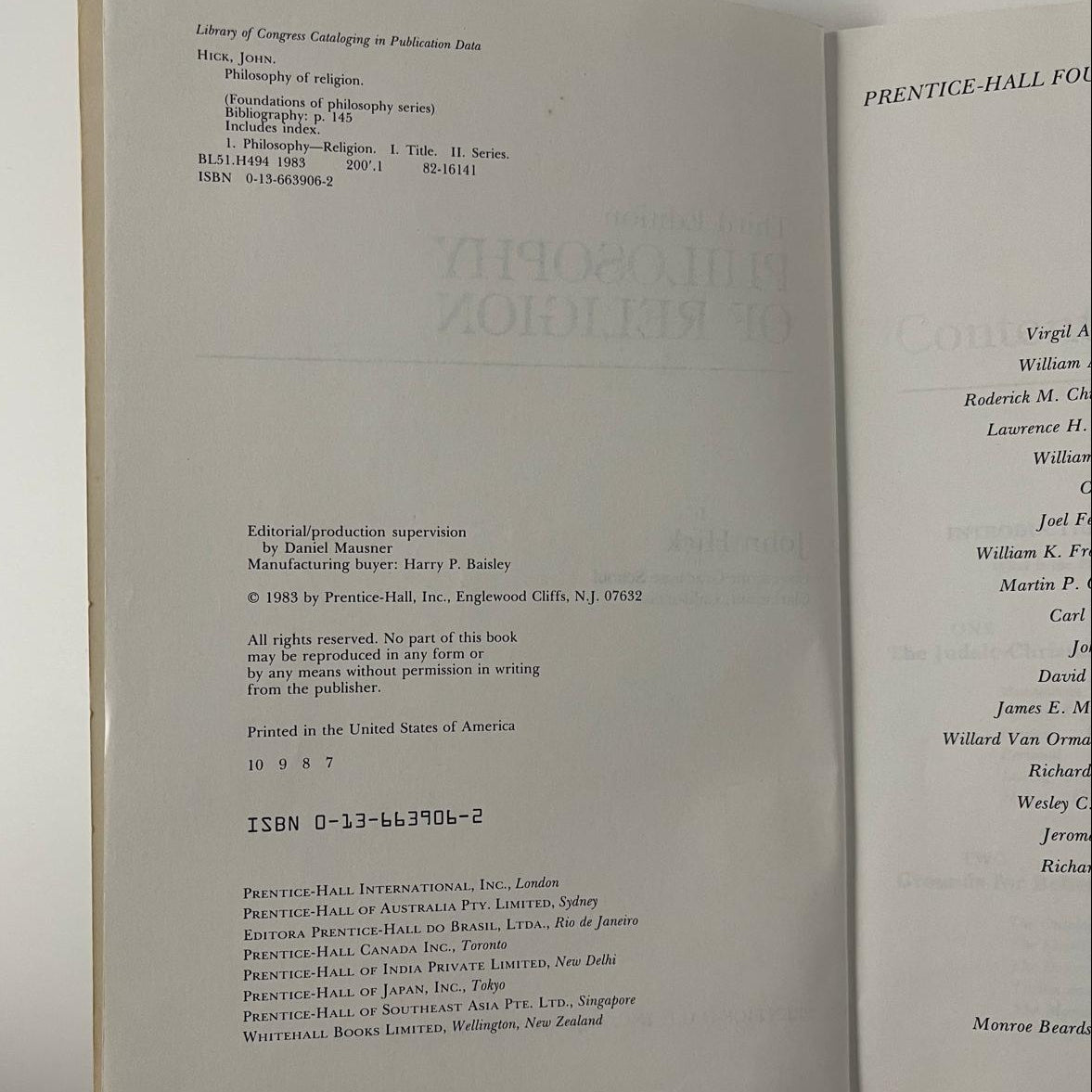 Philosophy of Religion (Third Edition) - John Hick